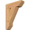 Ekena Millwork Traditional Slat Smooth Bracket, Western Red Cedar, 3 1/2"W x 14"D x 18"H BKT04X14X18TRA06SWR - alternate 1